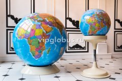 Политический глобус Земли на подставке из пластика, d=130 см